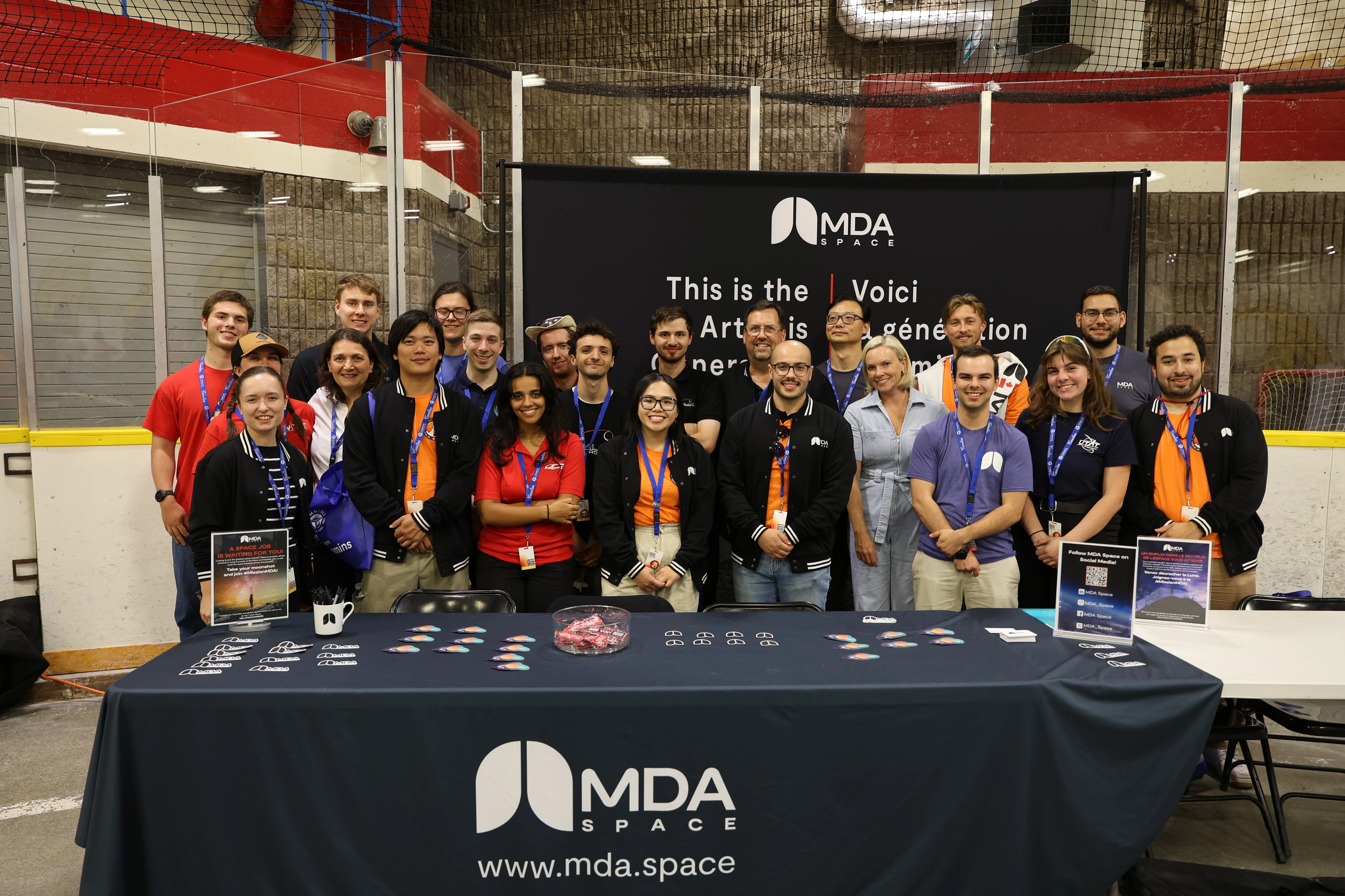 Launch Canada participants with their rockets
